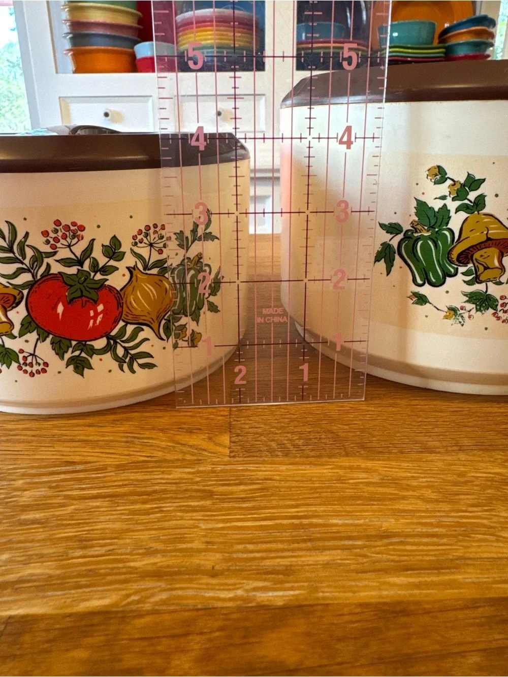 🍅 Vintage Sterilite No. 840 “Spice of Life” Nesting Canisters | Set of 2 | 70s